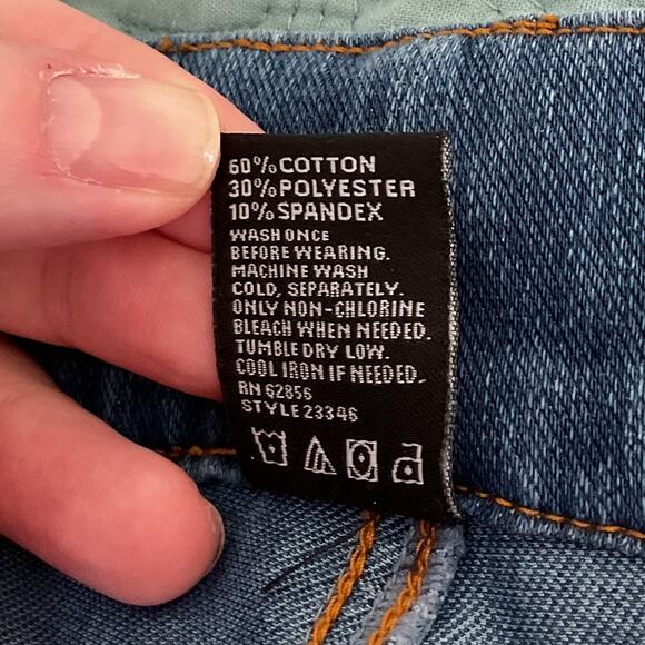 Hue Womens Stretch Medium Wash Denim Style Leggings Jeggings Size 2XL - Picture 6 of 11